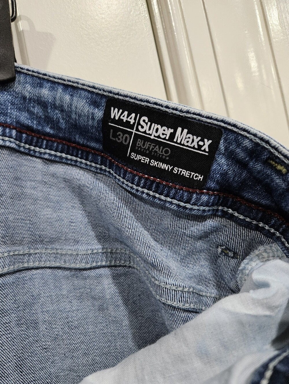 Buffalo Super Max-x Light Blue Super Skinny Stretch Men’s Jeans